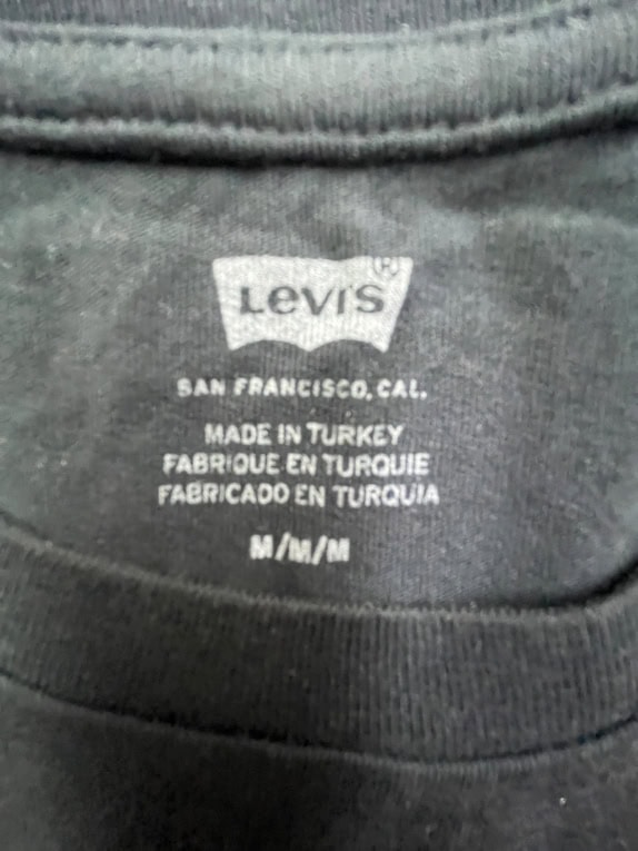 LEVI'S T-SHIRT CASUAL LOGO ΜΑΥΡΟ ΑΝΔΡΙΚΟ M