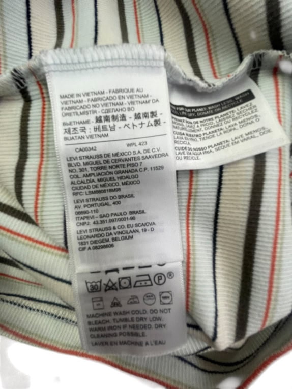 LEVI'S T-SHIRT CASUAL ΛΟΓΟΤΥΠΟ RED TAB ΡΙΓΕ ΓΥΝΑΙΚΕΙΟ XXS-XS
