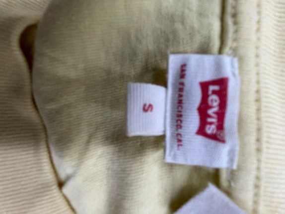 LEVI'S T-SHIRT CASUAL ΜΙΚΡΟ ΛΟΓΟΤΥΠΟ ΚΙΤΡΙΝΟ ΓΥΝΑΙΚΕΙΟ S
