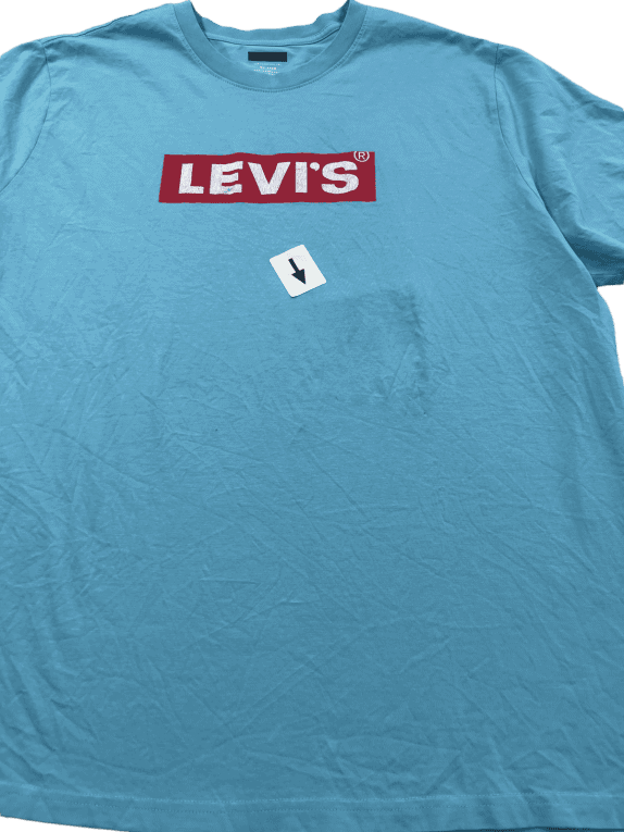 LEVIS T SHIRT GRAPHIC ΓΑΛΑΖΙΟ ΑΝΤΡΙΚΟ PRE OWNED XL
