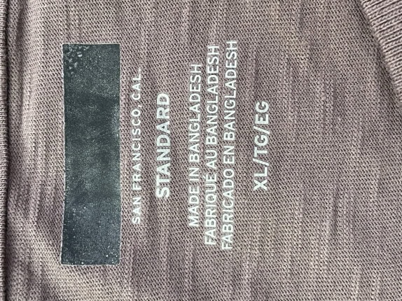 LEVIS T SHIRT MINIMAL ΚΑΦΕ ΑΝΤΡΙΚΟ PRE OWNED XL