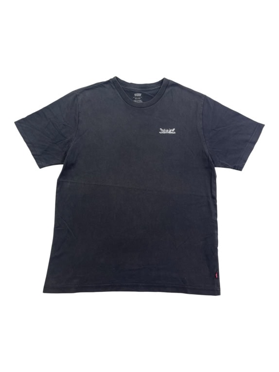 LEVI'S T-SHIRT RELAXED BACK PRINT LOGO BLACK MENS S