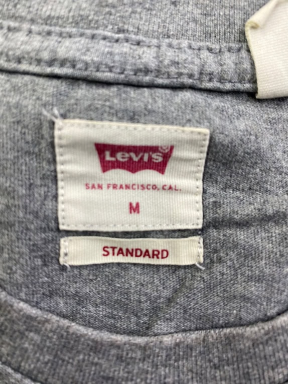 LEVI'S T-SHIRT STANDARD LOGO ΓΚΡΙ ΑΝΔΡΙΚΟ M