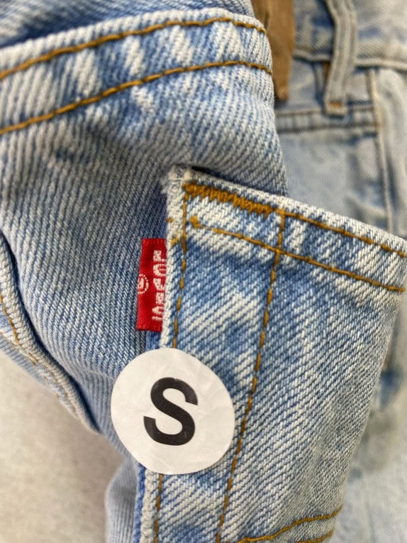 LEVIS ΤΖΙΝ ΠΑΝΤΕΛΟΝΙ VINTAGE WASHED BLUE ΑΝΤΡΙΚΟ PRE OWNED S