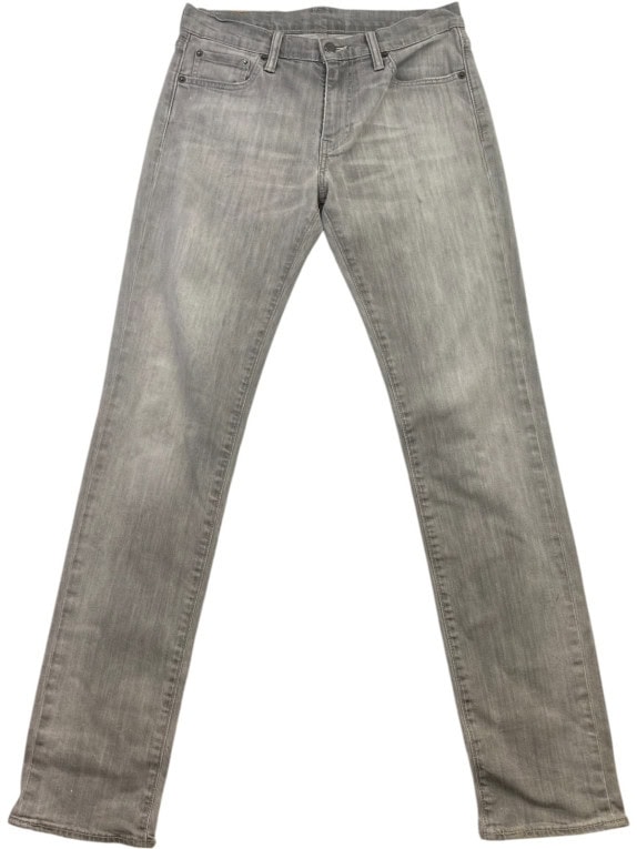 LEVIS JEANS WASHED GREY MENS PRE OWNED S