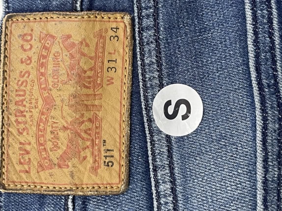 LEVIS ΤΖΙΝ ΠΑΝΤΕΛΟΝΙ WASHED ΜΠΛΕ ΑΝΤΡΙΚΟ PRE OWNED S