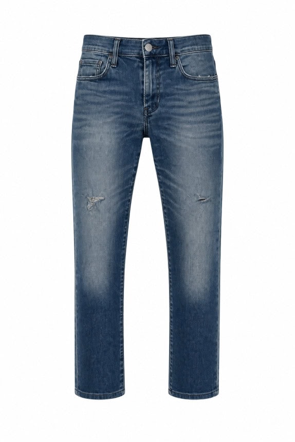 LEVIS JEANS WASHED BLU UOMO PRE OWNED S