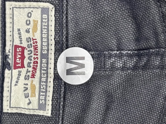 1990s LEVIS ΤΖΙΝ ΣΟΡΤΣ WASHED FADED BLACK ΑΝΤΡΙΚΟ PRE OWNED M