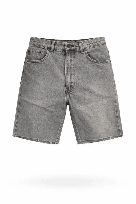 LEVIS ΒΕΡΜΟΥΔΑ DENIM VINTAGE ΓΚΡΙ ΑΝΤΡΙΚΟ PRE OWNED S