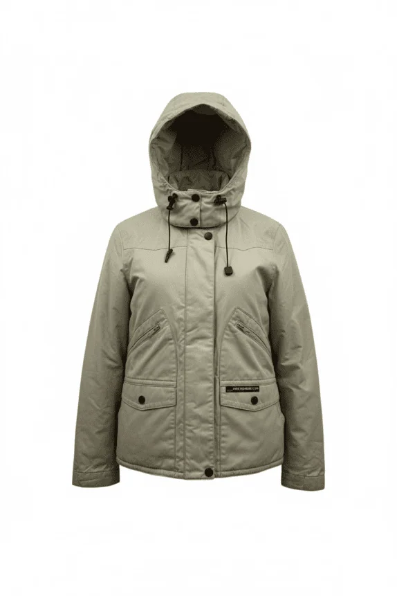 Levi’s All-Duty Parka Jacket Casual Hooded Beige Women’s S