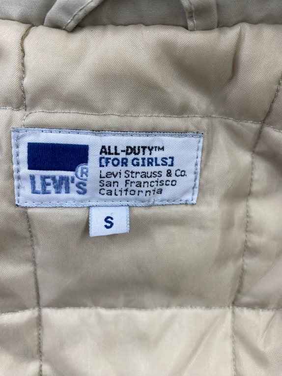 Levi’s All-Duty Μπουφάν Parka Casual Hooded Μπεζ Γυναικείο S