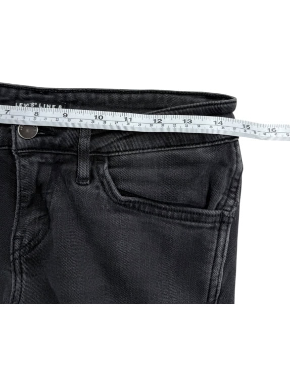 LEVI’S LINE 8 Jeans Casual con Logo Nero/Antracite da Donna XS (W28)