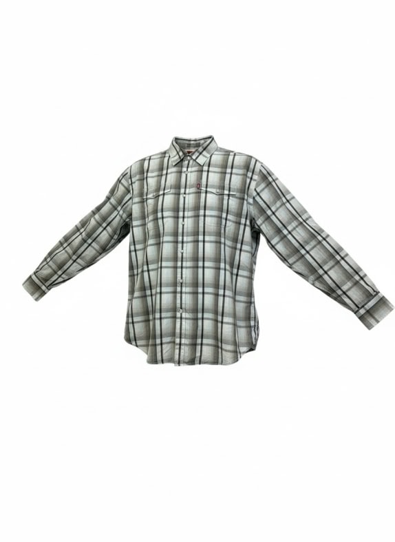 Levi’s Shirt Plaid Casual Red Tab Logo Multicolor Men’s XXL