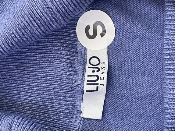 LIU JO ΦΟΡΕΜΑ ΜΙΝΙ ΜΕ ΨΗΛΟ ΛΑΙΜΟ ΜΠΛΕ ΓΥΝΑΙΚΕΙΟ PRE OWNED S
