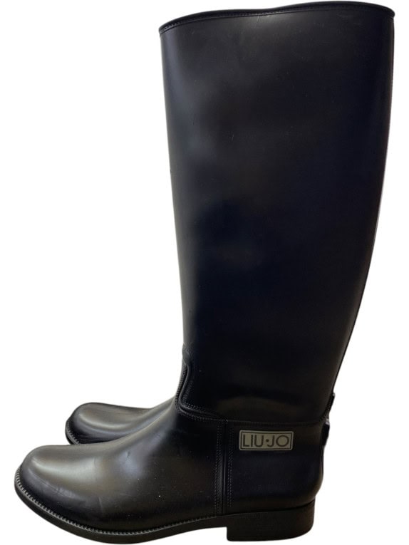 LIU JO ΓΑΛΟΤΣΕΣ MINIMAL ΜΑΥΡΟ ΓΥΝΑΙΚΕΙΕΣ PRE OWNED EU 38