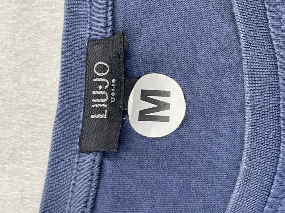 LIU JO GRAPHIC TEE CASUAL BLUE WOMEN PRE OWNED M