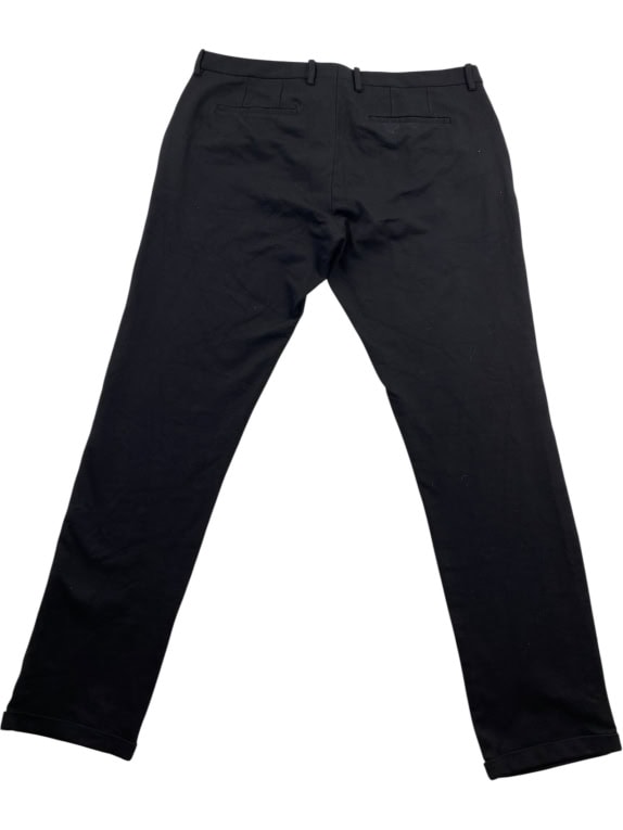 LIU JO UOMO Υφασμάτινο Παντελόνι Smart Casual Logo Μαύρο Ανδρικό XL