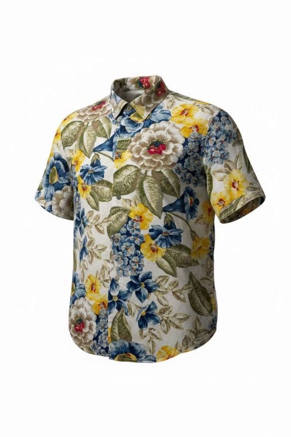 LIZ WEAR ΠΟΥΚΑΜΙΣΟ FLORAL MULTICOLOR ΑΝΤΡΙΚΟ PRE OWNED