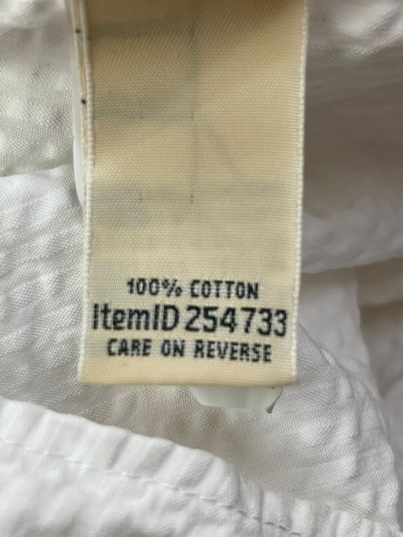 L.L. BEAN ΠΟΥΚΑΜΙΣΟ SEERSUCKER ΛΕΥΚΟ ΓΥΝΑΙΚΕΙΟ M
