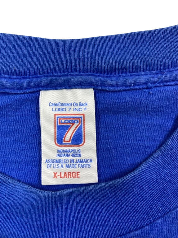 Logo 7 T-Shirt Vintage Los Angeles Rams Print Μπλε Ανδρικό XL