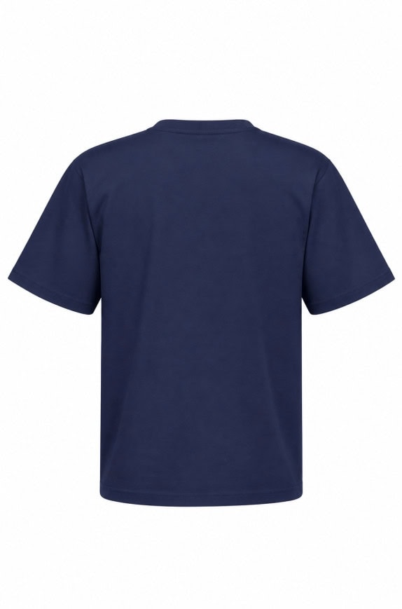 LOGOMAN FOOTBALL TEE ATHLETIC NAVY MEN PRE OWNED XL