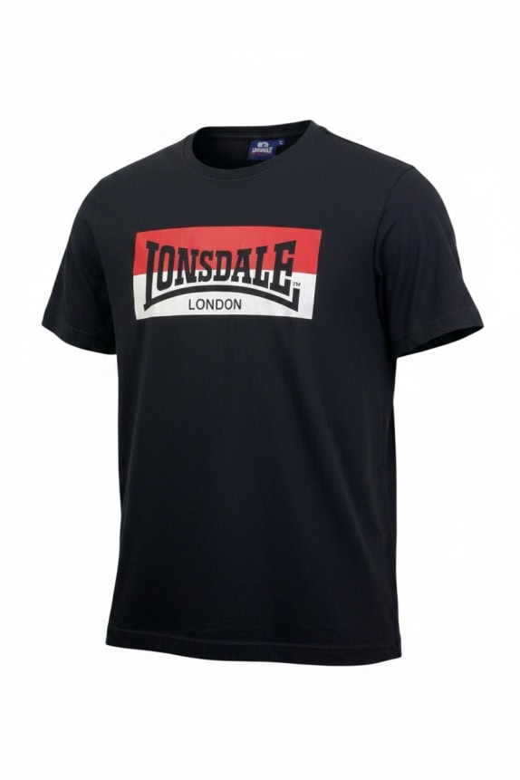 LONSDALE T-SHIRT NERA UNISEX L