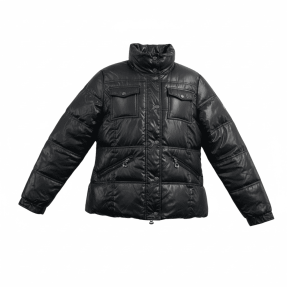 LOTTE ΜΠΟΥΦΑΝ PUFFER CASUAL LOGO ΜΑΥΡΟ ΓΥΝΑΙΚΕΙΟ L
