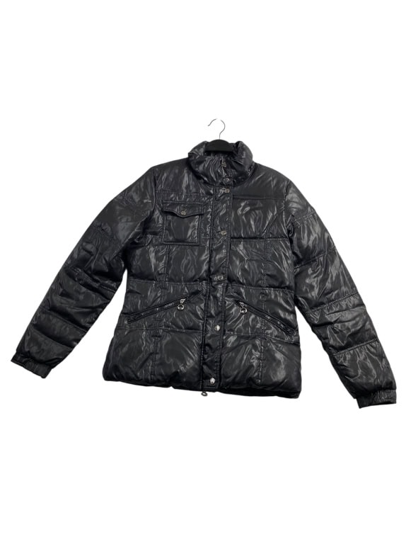 LOTTE ΜΠΟΥΦΑΝ PUFFER CASUAL LOGO ΜΑΥΡΟ ΓΥΝΑΙΚΕΙΟ L