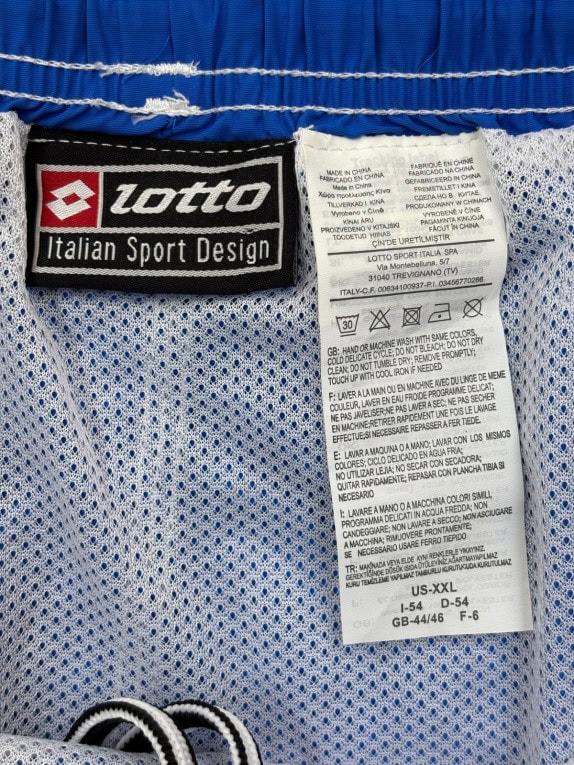 LOTTO ΜΑΓΙΟ ΣΟΡΤΣ SPORTSWEAR ΜΠΛΕ ΑΝΤΡΙΚΟ PRE OWNED XXL