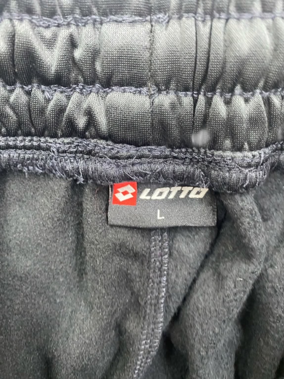 LOTTO Παντελόνι Φόρμας ATHLETIC Logo Μαύρο Unisex L