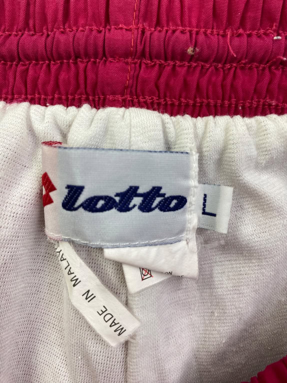 LOTTO TRACKSUIT PANTS VINTAGE LOGO FUCHSIA UNISEX L