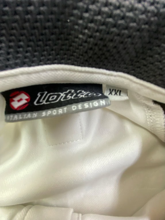 LOTTO Polo Μπλούζα Sport Logo Λευκό UNISEX XXL