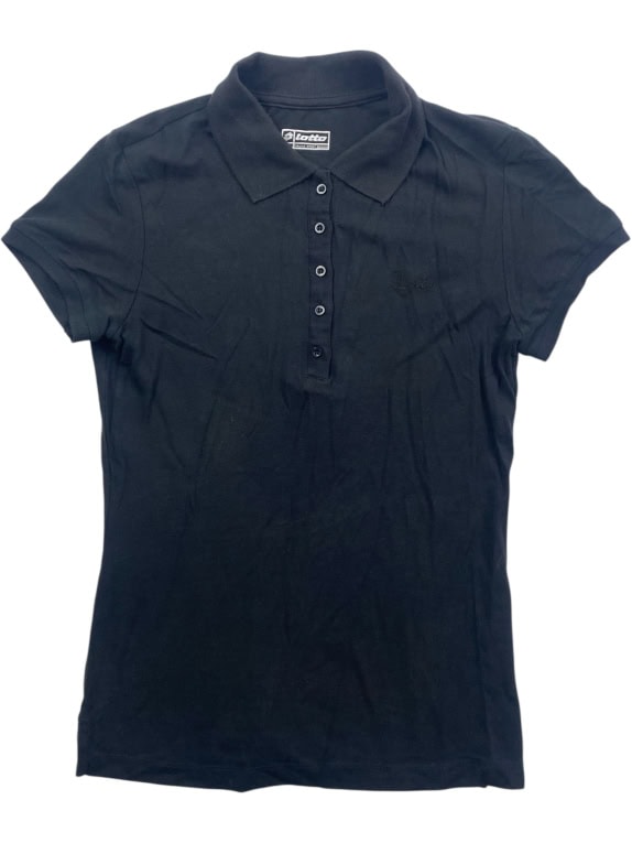 LOTTO Polo Shirt Κοντομάνικο Classic Μαύρο Γυναικείο S