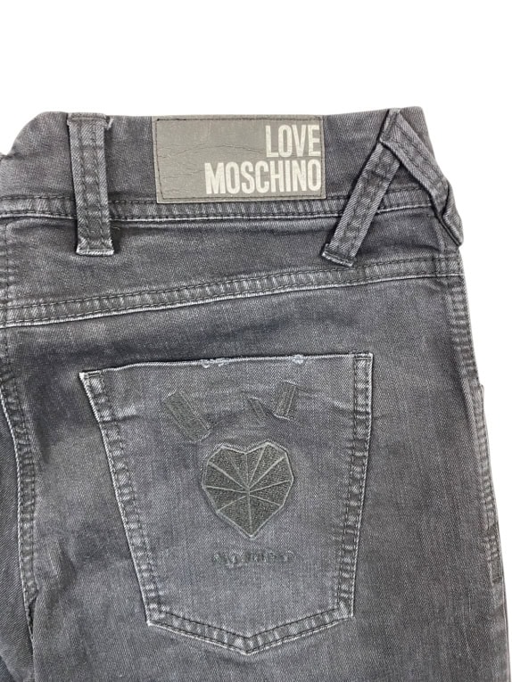 LOVE MOSCHINO ΠΑΝΤΕΛΟΝΙ VINTAGE ΛΟΓΟΤΥΠΟ ΜΑΥΡΟ ΓΥΝΑΙΚΕΙΟ S