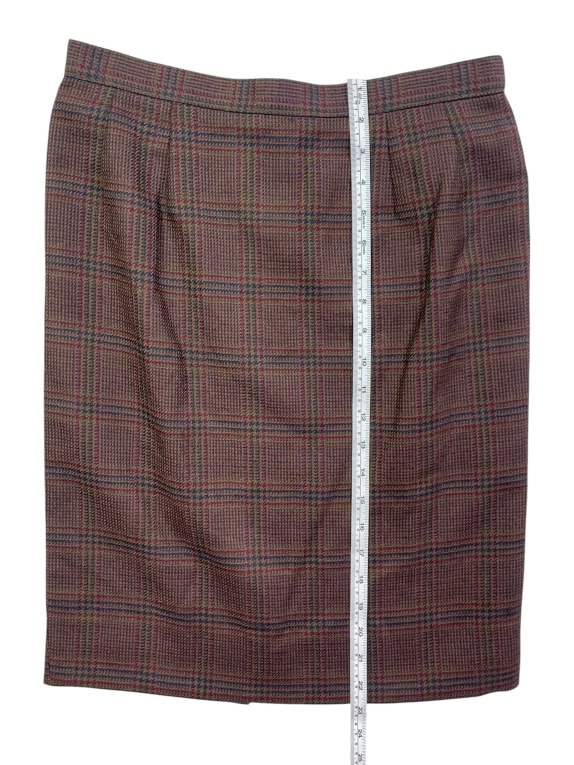Luisa Spagnoli Gonna classica midi da donna in lana a quadri M