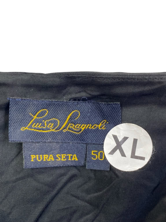 LUISA SPAGNOLI ΦΟΥΣΤΑ MINIMAL ΜΑΥΡΗ ΓΥΝΑΙΚΕΙΟ PRE OWNED XL