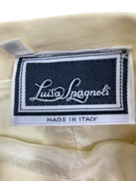 LUISA SPAGNOLI ΦΟΥΣΤΑ VINTAGE MADE IN ITALY ΚΡΕΜ ΓΥΝΑΙΚΕΙΑ L