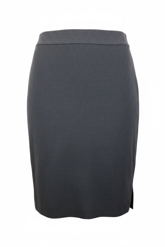LUISA SPAGNOLI SKIRT VINTAGE WOOL GREY WOMEN L