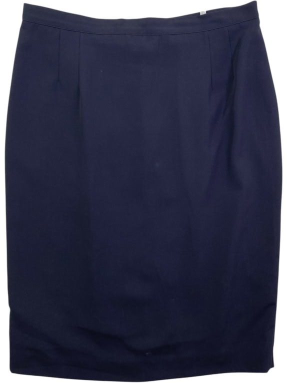 LUISA SPAGNOLI VINTAGE SKIRT LOGO BLUE WOMEN L