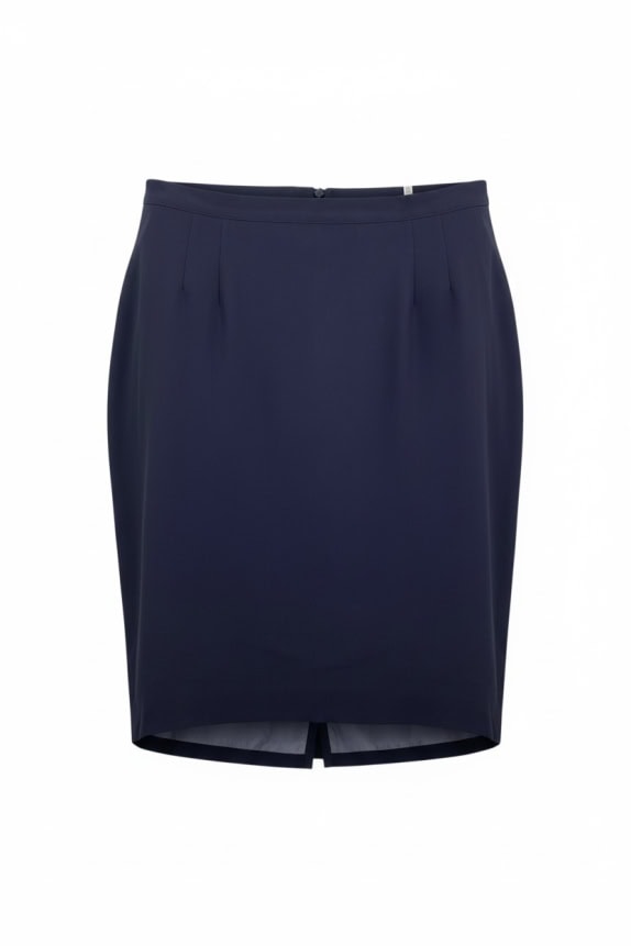 LUISA SPAGNOLI VINTAGE SKIRT LOGO BLUE WOMEN L