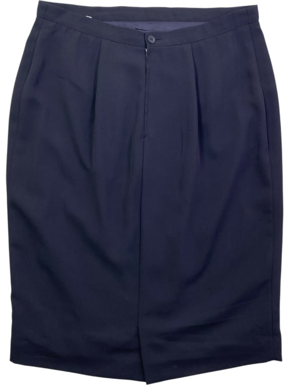 LUISA SPAGNOLI VINTAGE SKIRT LOGO BLUE WOMEN L