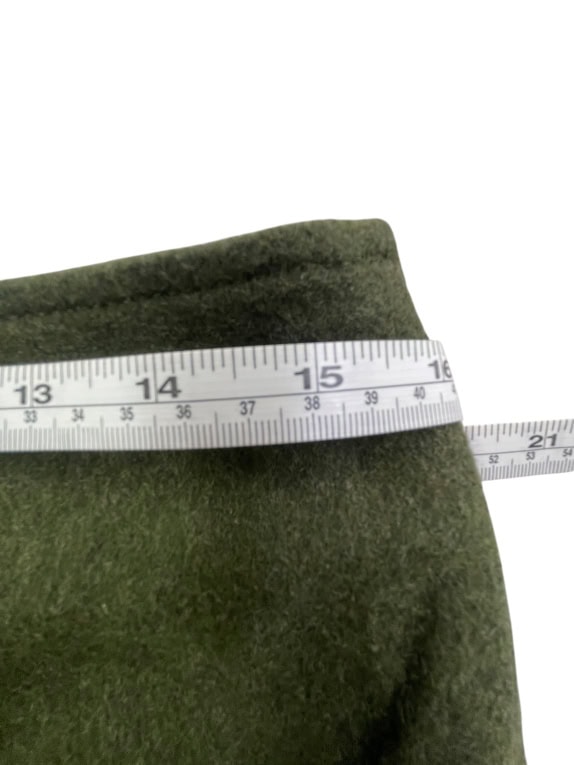 Luisa Spagnoli Khaki Wool Midi Skirt Women’s Size M