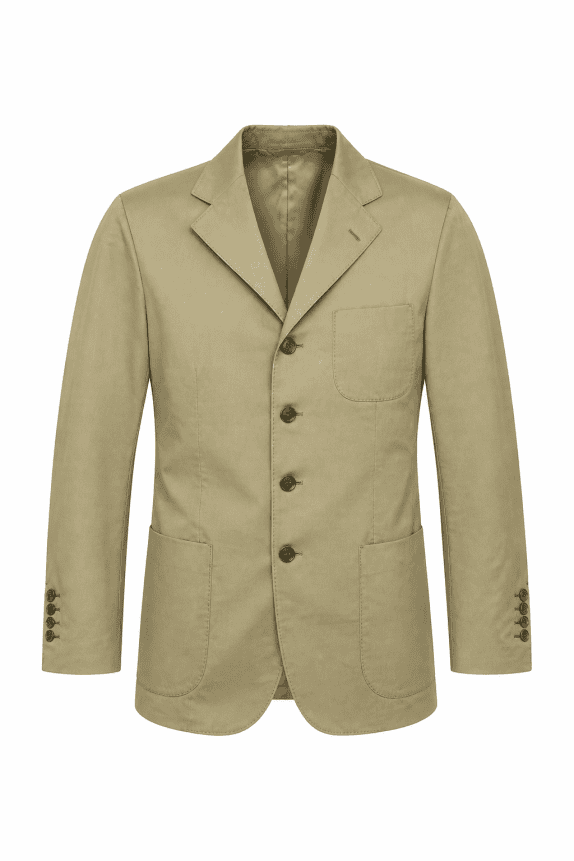 90s MACMILLAN COSTUME MINIMAL BEIGE MEN PRE OWNED L