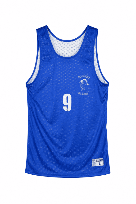 1990s MACRON JERSEY SPORTSWEAR BLUE ΑΝΤΡΙΚΟ PRE OWNED L