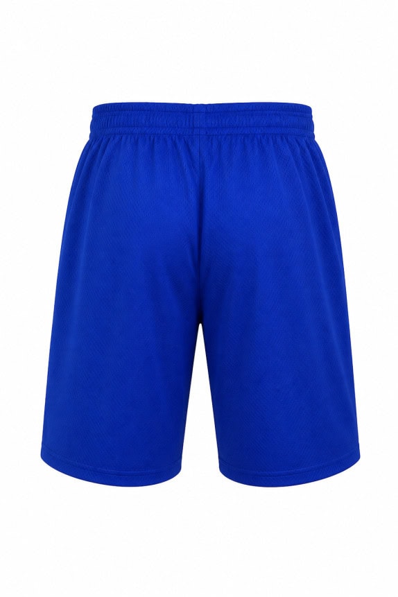 MACRON BASKETBALL SHORTS GRAPHIC BLUE MEN PRE OWNED S