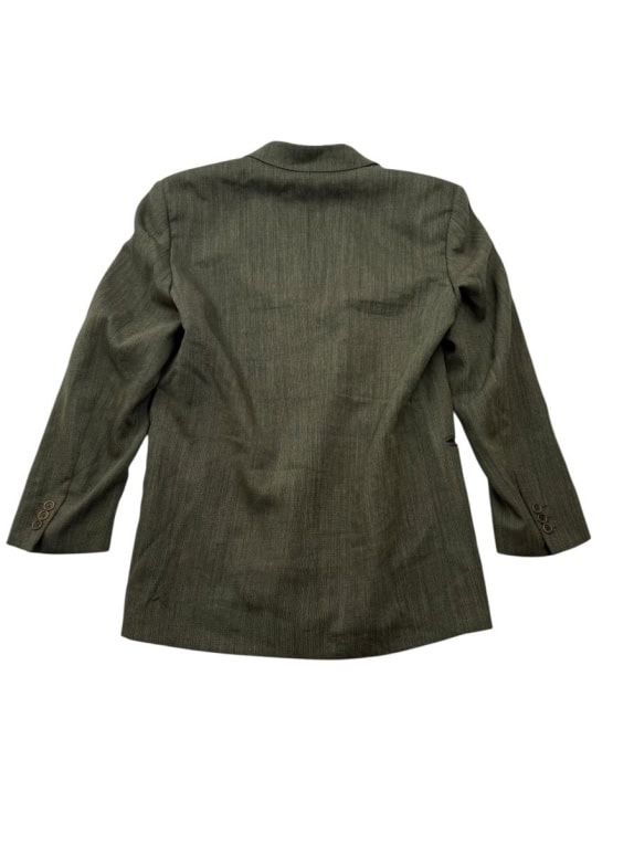 MADE IN ITALY Vintage Σακάκι Double Breasted Μελανζέ Γκρι/Καφέ Ανδρικό M/L