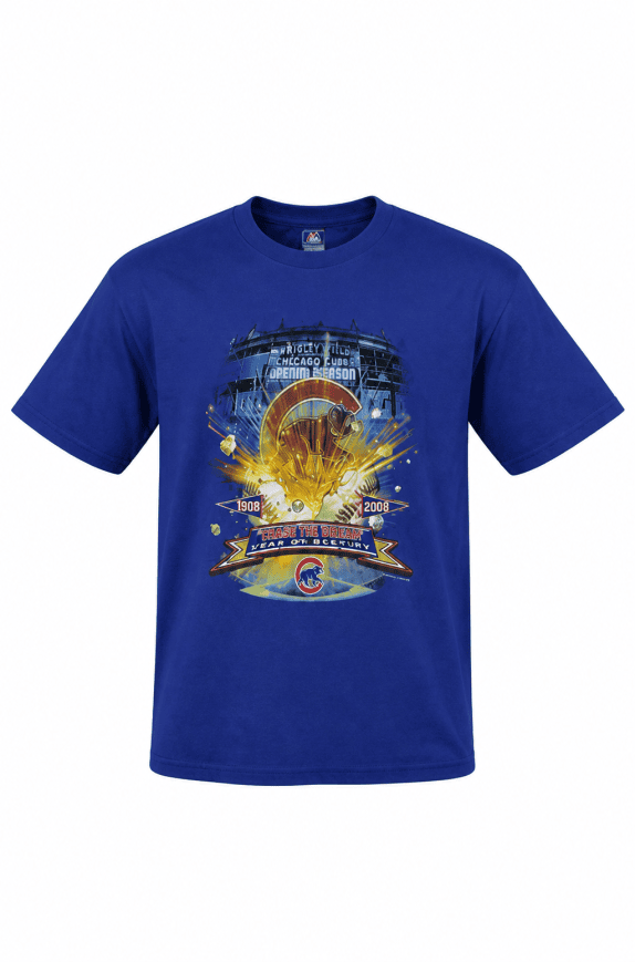 MAJESTIC ATHLETIC GRAPHIC TEE BLU UOMO PRE OWNED XXL