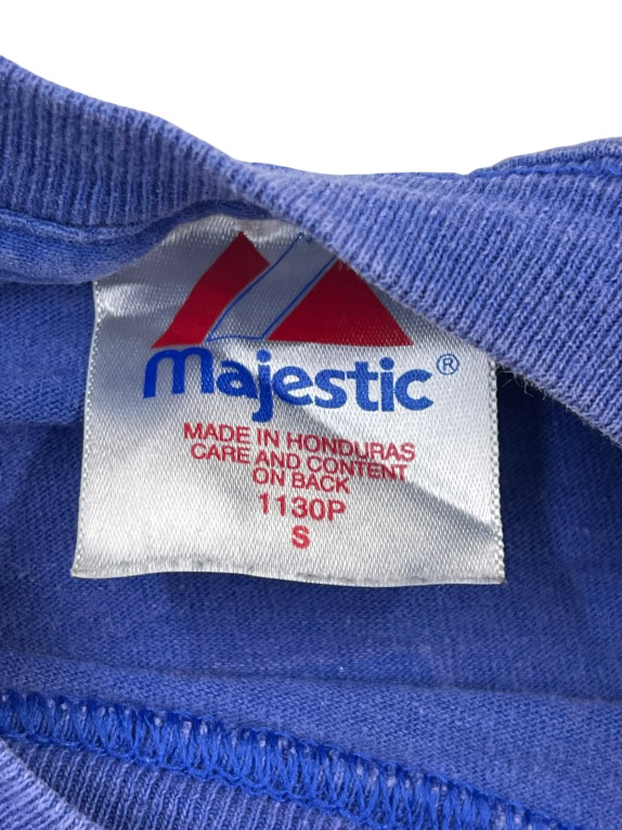 Majestic Brewers T-Shirt Big Logo Blue UNISEX S