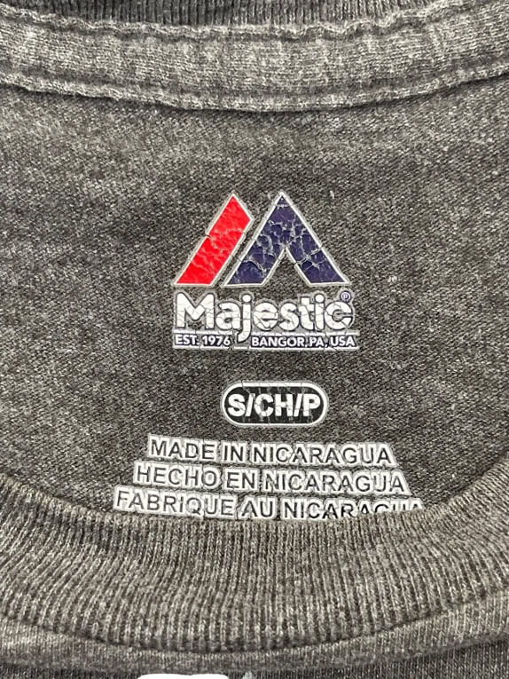 Majestic Chicago White Sox T-Shirt Big Logo Γκρι Unisex