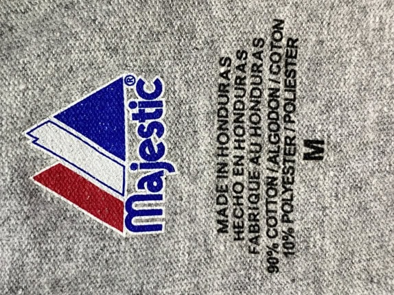 MAJESTIC ΓΚΡΙ T SHIRT GRAPHIC ΑΝΤΡΙΚΟ PRE OWNED M